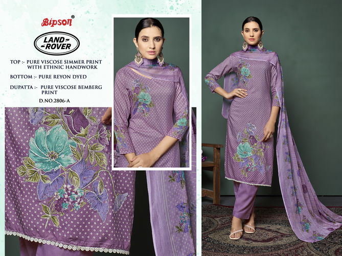 Land Rover 2806 By Bipson Viscose Printed Dress Material Wholesale Shop In Surat